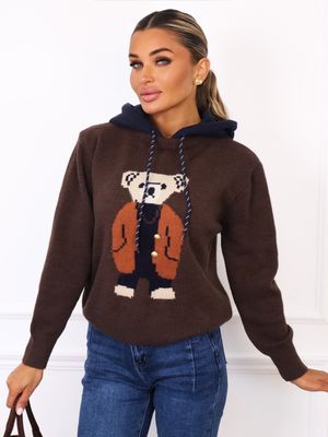 Olika - Sweter damski zimowy casual ze sklepu: olika.com.pl w kategorii: Swetry damskie - zdjęcie AE84B5C-5EA-3073_20258