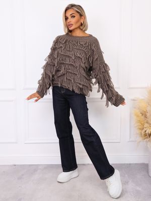 Sweter damski boho Olika ze sklepu: olika.com.pl w kategorii: Swetry damskie - zdjęcie AE84B5C-5EA-3073_20299