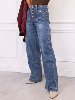 Jeansy damskie casualowe Olika ze sklepu: olika.com.pl w kategorii: Jeansy damskie - zdjęcie AE84B5C-5EA-3073_20457