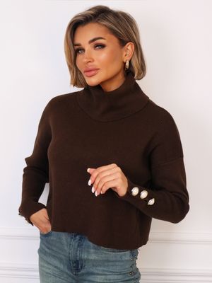 Olika - Sweter damski casual na zimę ze sklepu: olika.com.pl w kategorii: Swetry damskie - zdjęcie AE84B5C-5EA-3073_20608