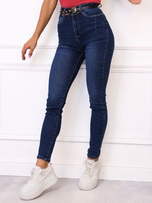 Jeansy damskie casual na wiosnę Olika ze sklepu: olika.com.pl w kategorii: Jeansy damskie - zdjęcie AE84B5C-5EA-3073_20673