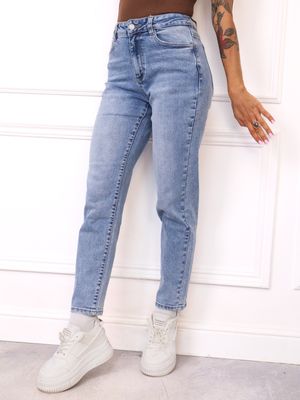 Jeansy damskie na wiosnę casual Olika ze sklepu: olika.com.pl w kategorii: Jeansy damskie - zdjęcie AE84B5C-5EA-3073_20734