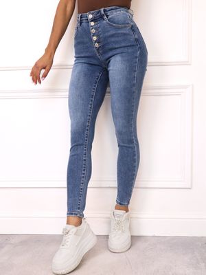 Jeansy damskie casual Olika ze sklepu: olika.com.pl w kategorii: Jeansy damskie - zdjęcie AE84B5C-5EA-3073_20736