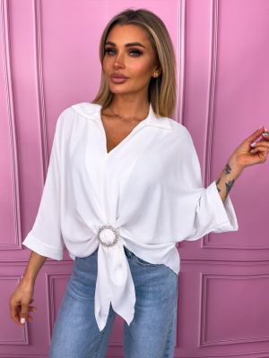 Bluzka damska na wiosnę casual Olika ze sklepu: olika.com.pl w kategorii: Bluzki damskie - zdjęcie AE84B5C-5EA-3073_21169