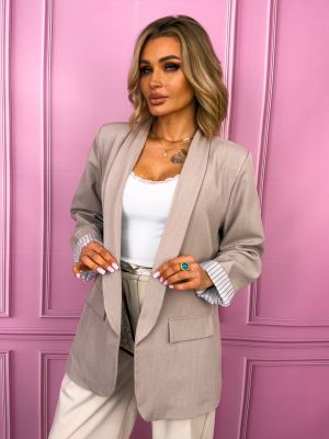 Marynarka elegancki na wiosnę Olika ze sklepu: olika.com.pl w kategorii: Marynarki damskie - zdjęcie AE84B5C-5EA-3073_21358