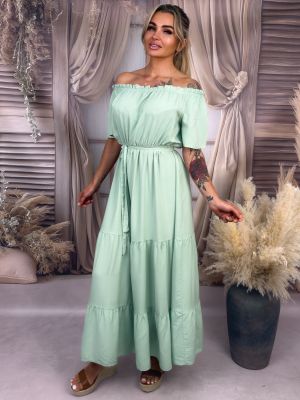 Sukienka z odkrytymi ramionami Olika ze sklepu: olika.com.pl w kategorii: Sukienki - zdjęcie AE84B5C-5EA-3073_21807
