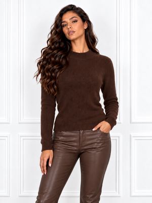 Sweter damski na zimę wiosenny Olika ze sklepu: olika.com.pl w kategorii: Swetry damskie - zdjęcie AE84B5C-5EA-3073_22325