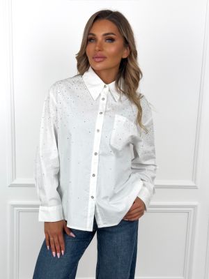 Koszula damska elegancka na wiosnę Olika ze sklepu: olika.com.pl w kategorii: Koszule damskie - zdjęcie AE84B5C-5EA-3073_22355