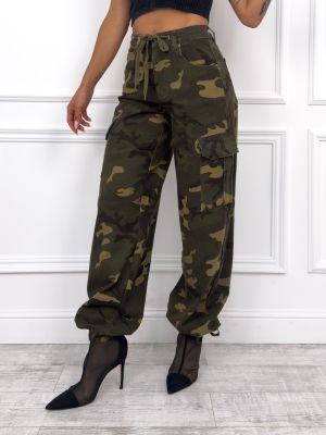 Spodnie damskie w militarnym stylu Olika ze sklepu: olika.com.pl w kategorii: Spodnie damskie