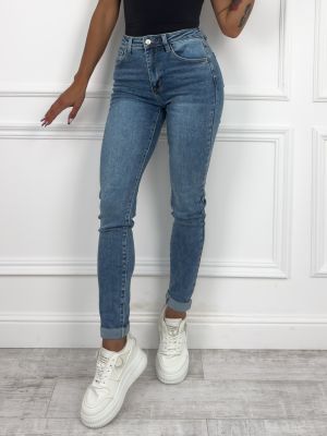 Jeansy damskie na wiosnę Olika ze sklepu: olika.com.pl w kategorii: Jeansy damskie