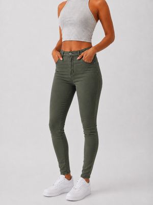 Olika - Spodnie damskie jesienne ze sklepu: olika.com.pl w kategorii: Spodnie damskie - zdjęcie AE84B5C-5EA-3073_7920