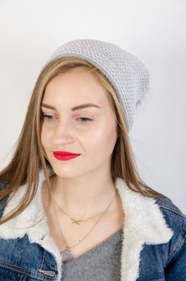 Czapka zimowa damska Olika ze sklepu: olika.com.pl w kategorii: Czapki zimowe damskie - zdjęcie AE84B5C-5EA-3073_8081