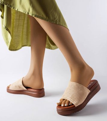 Klapki damskie na lato ze sklepu: gemre w kategorii: Klapki damskie - zdjęcie B960DE9-B0C-5025_23522