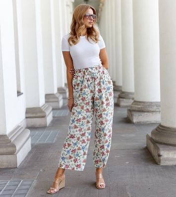Spodnie damskie boho ze sklepu: gemre w kategorii: Spodnie damskie - zdjęcie B960DE9-B0C-5025_23737-75