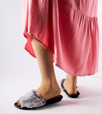 Kapcie damskie na lato zimowe ze sklepu: gemre w kategorii: Kapcie damskie - zdjęcie B960DE9-B0C-5025_25269