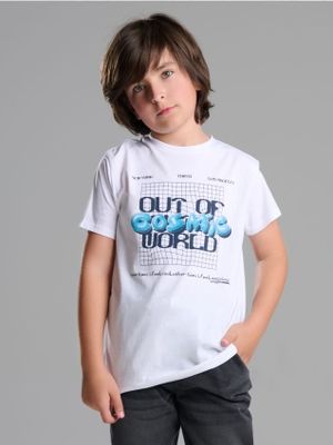 T-shirt chłopięce na lato Sinsay ze sklepu: Sinsay w kategorii: T-shirty chłopięce - zdjęcie CC22A15-4CA-6968_008GA