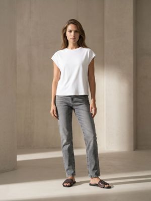 Jeansy damskie wiosenne Sinsay ze sklepu: Sinsay w kategorii: Jeansy damskie - zdjęcie CC22A15-4CA-6968_012JS