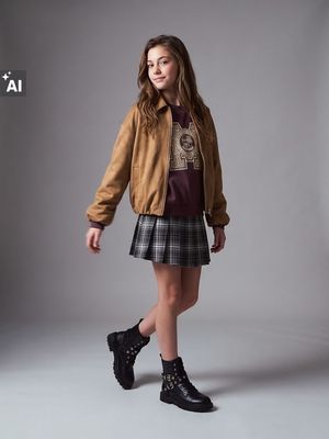 Bluza dziewczęca w nadruki jesienna Sinsay ze sklepu: Sinsay w kategorii: Bluzy dziewczęce
