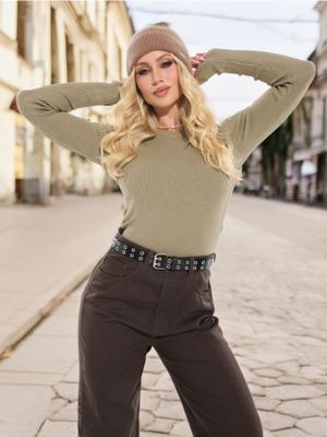 Sweter damski Sinsay ze sklepu: Sinsay w kategorii: Swetry damskie - zdjęcie CC22A15-4CA-6968_015AU