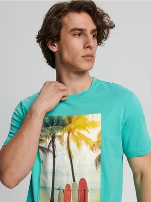 Sinsay - T-shirt męski młodzieżowy ze sklepu: Sinsay w kategorii: T-shirty męskie - zdjęcie CC22A15-4CA-6968_0174T