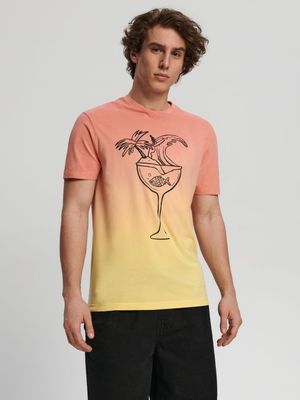 T-shirt męski w stylu młodzieżowym Sinsay ze sklepu: Sinsay w kategorii: T-shirty męskie - zdjęcie CC22A15-4CA-6968_0186T
