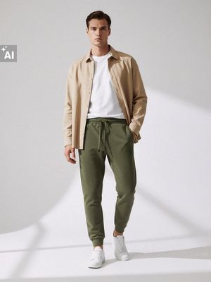 Sinsay - Spodnie męskie w sportowym stylu ze sklepu: Sinsay w kategorii: Spodnie męskie - zdjęcie CC22A15-4CA-6968_019EV
