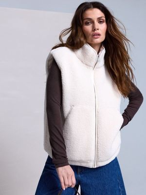 Kamizelka damska casual Sinsay ze sklepu: Sinsay w kategorii: Kamizelki damskie - zdjęcie CC22A15-4CA-6968_024JY