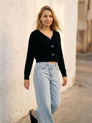 Sweter damski casualowy Sinsay ze sklepu: Sinsay w kategorii: Swetry damskie - zdjęcie CC22A15-4CA-6968_028HL