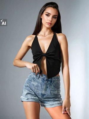 Szorty casual Sinsay ze sklepu: Sinsay w kategorii: Szorty - zdjęcie CC22A15-4CA-6968_0353U