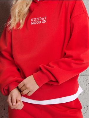 Bluza damska młodzieżowa na jesień Sinsay ze sklepu: Sinsay w kategorii: Bluzy damskie - zdjęcie CC22A15-4CA-6968_036FJ