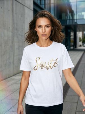 Bluzka damska Sinsay ze sklepu: Sinsay w kategorii: Bluzki damskie - zdjęcie CC22A15-4CA-6968_040HB