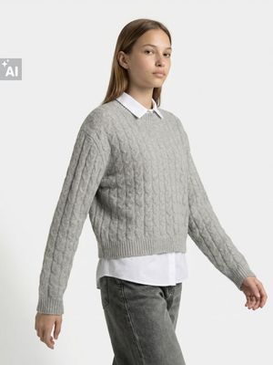 Sweter damski na zimę Sinsay ze sklepu: Sinsay w kategorii: Swetry damskie - zdjęcie CC22A15-4CA-6968_055IX
