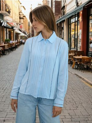 Koszula damska casual Sinsay ze sklepu: Sinsay w kategorii: Koszule damskie - zdjęcie CC22A15-4CA-6968_057GY