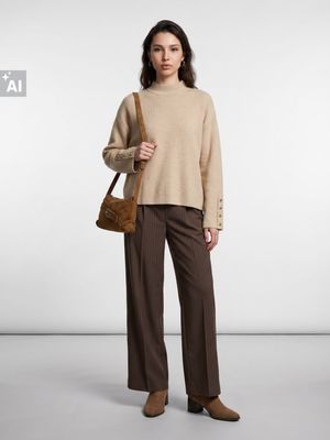 Sweter damski Sinsay ze sklepu: Sinsay w kategorii: Swetry damskie - zdjęcie CC22A15-4CA-6968_069KV