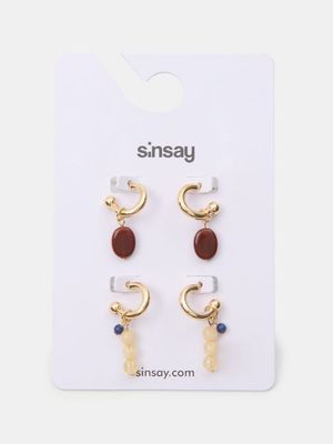 Kolczyki Sinsay ze sklepu: Sinsay w kategorii: Kolczyki - zdjęcie CC22A15-4CA-6968_075KP