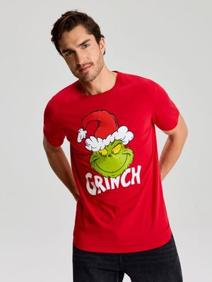 T-shirt męski młodzieżowy Sinsay ze sklepu: Sinsay w kategorii: T-shirty męskie - zdjęcie CC22A15-4CA-6968_086KI
