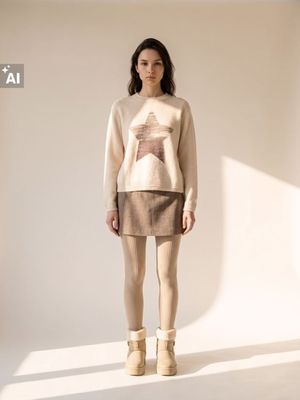 Sweter damski casualowy na zimę Sinsay ze sklepu: Sinsay w kategorii: Swetry damskie - zdjęcie CC22A15-4CA-6968_087KV