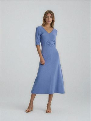 Sinsay - Sukienka casual wiosenna ze sklepu: Sinsay w kategorii: Sukienki - zdjęcie CC22A15-4CA-6968_089IU