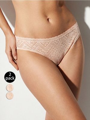 Majtki damskie koronkowe w stylu klasycznym Sinsay ze sklepu: Sinsay w kategorii: Majtki damskie - zdjęcie CC22A15-4CA-6968_091JP