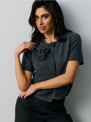 Sinsay - Bluzka damska casual ze sklepu: Sinsay w kategorii: Bluzki damskie - zdjęcie CC22A15-4CA-6968_100KI
