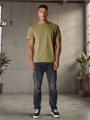 T-shirt męski casual Sinsay ze sklepu: Sinsay w kategorii: T-shirty męskie - zdjęcie CC22A15-4CA-6968_1019Z