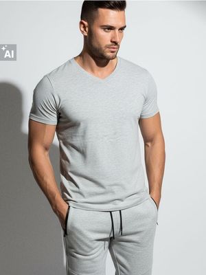 T-shirt męski na wiosnę Sinsay ze sklepu: Sinsay w kategorii: T-shirty męskie - zdjęcie CC22A15-4CA-6968_1020Z