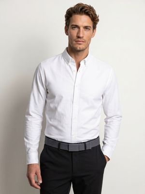 Sinsay - Koszula męska z klasycznym kołnierzykiem elegancka ze sklepu: Sinsay w kategorii: Koszule męskie - zdjęcie CC22A15-4CA-6968_103JH