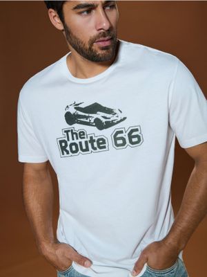 T-shirt męski wiosenny Sinsay ze sklepu: Sinsay w kategorii: T-shirty męskie - zdjęcie CC22A15-4CA-6968_1040Z