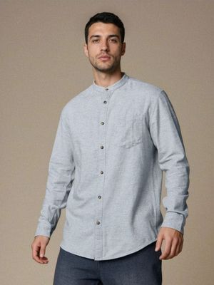 Sinsay - Koszula męska casual z klasycznym kołnierzykiem ze sklepu: Sinsay w kategorii: Koszule męskie - zdjęcie CC22A15-4CA-6968_105EV
