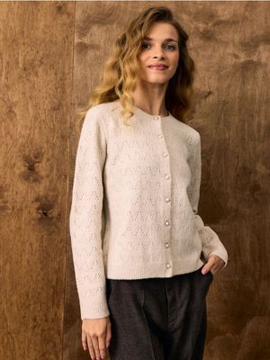 Sweter damski casualowy Sinsay ze sklepu: Sinsay w kategorii: Swetry damskie - zdjęcie CC22A15-4CA-6968_105KI
