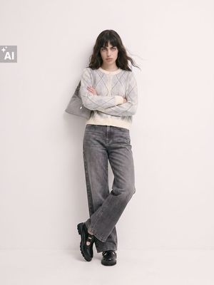 Sweter damski casual Sinsay ze sklepu: Sinsay w kategorii: Swetry damskie - zdjęcie CC22A15-4CA-6968_107KI