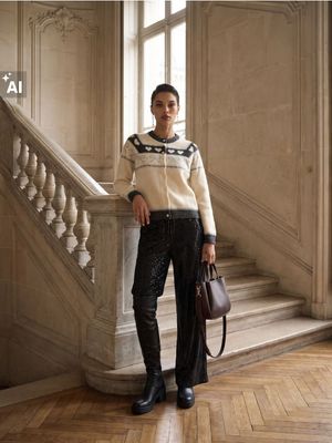 Sweter damski casual Sinsay ze sklepu: Sinsay w kategorii: Swetry damskie - zdjęcie CC22A15-4CA-6968_111KI