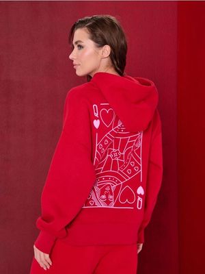 Bluza damska w stylu młodzieżowym jesienna Sinsay ze sklepu: Sinsay w kategorii: Bluzy damskie - zdjęcie CC22A15-4CA-6968_122GZ