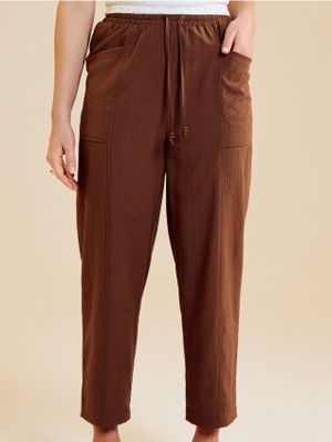 Spodnie damskie casual Sinsay ze sklepu: Sinsay w kategorii: Spodnie damskie - zdjęcie CC22A15-4CA-6968_123EZ